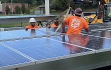 Solar panel installation (wikimedia commons)