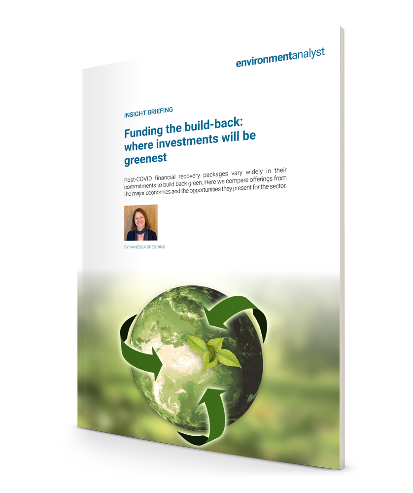 ‘Funding the build-back: where investments will be greenest - report cover