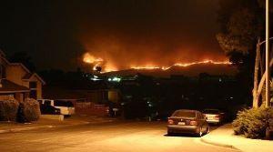 California fire from Wikimedia Commons