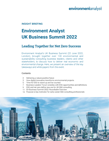 Environment Analyst UK Business Summit 2022: Insight Briefing
