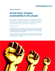 Social Value: bringing sustainability to the people thumbnail